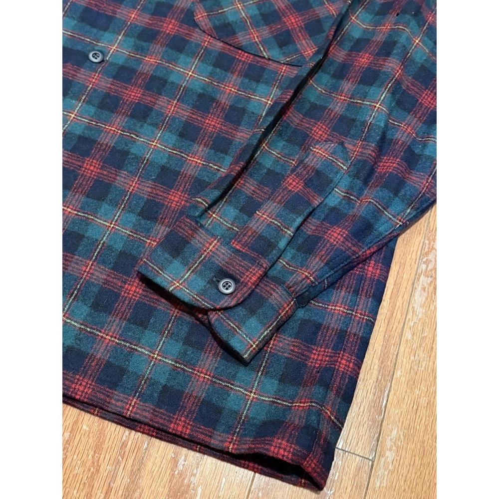 Vintage EUC Pendleton Board Shirt Loop Collar Mens XL Plaid Wool USA - Picture 5 of 10